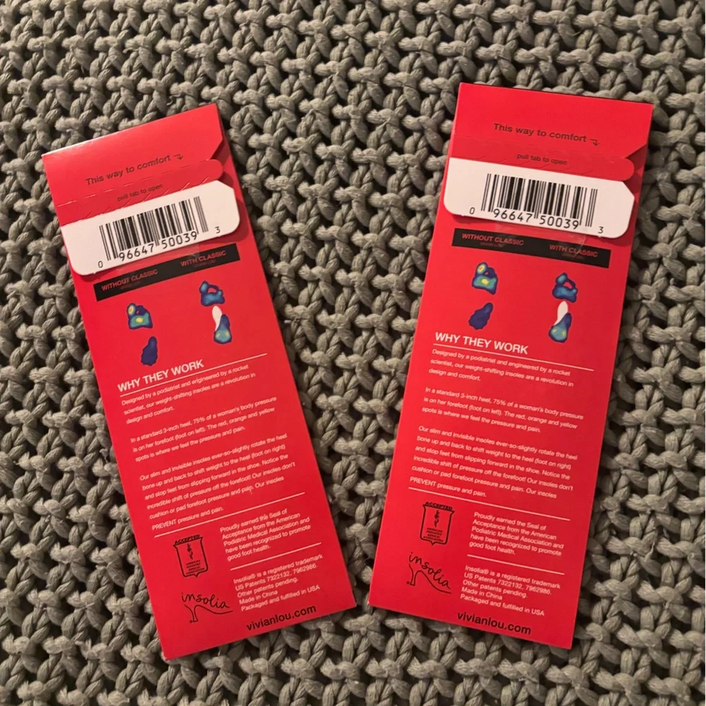 VivianLou weight-shifting insoles